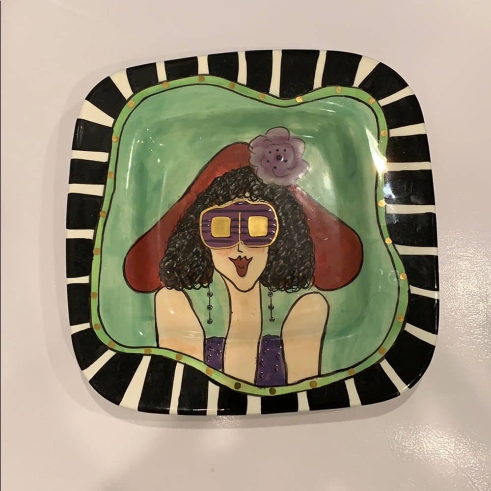 Decorator plate character collectible